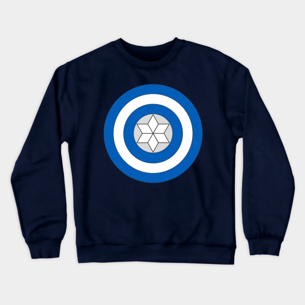 Captain Israel Hanukkah Shield Crewneck Sweatshirt by IORS